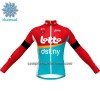 Maglia 2023 Lotto Dstny Manica Lunga Winter Invernale Rosso Giallo Azzurro